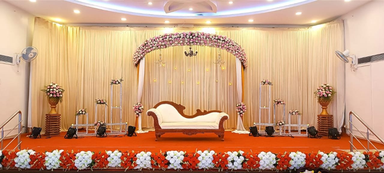 Hall setup at Surabhi Palace